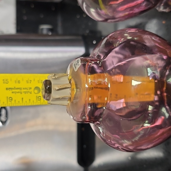 Vintage. Home Interiors Rose Scalloped Glass Votive Holders for Sconces - Picture 5 of 5